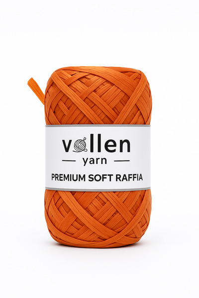 vollen yarn Premium Soft Raffia Rope |   Raffia Paper Rope |   Soft Straw Bag/Hat/For Runner/Crochet