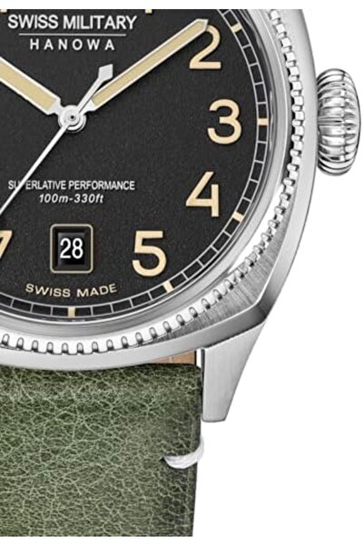 SWISS MILITARY HANOWA Men's Condor Watch with Leather Strap