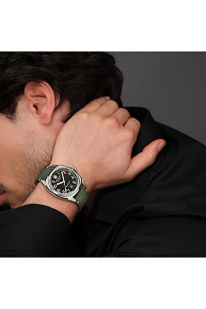 SWISS MILITARY HANOWA Men's Condor Watch with Leather Strap