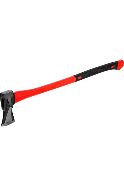 mtx Chopper Axe with Wedge-Shaped Blade and Rubber-Coated Fiberglass Handle (880mm, 2000g, 218169)