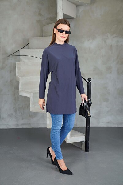 penyebizden Hijab Extra Long Tunic - Smoked