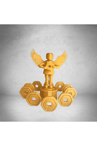 Lulu's Prints 11-piece set, Roblox Award figurine and 10 Robux Coins