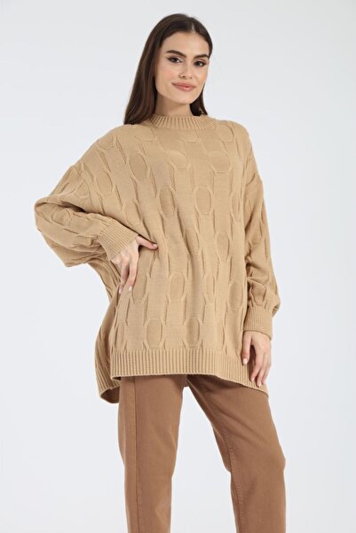 Suede Style 50743 - Pulover de tricotat pentru femei, elegant, confortabil, c...