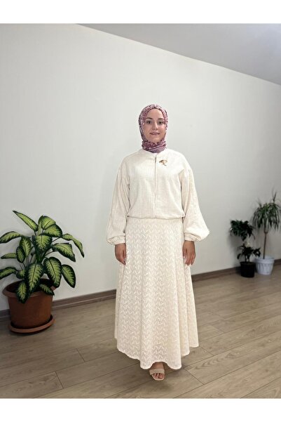 8 Ekim Tasarım Atölyesi مجموعة ملابس محتشمة أنيقة وعصرية مكونة من قطعتين – مز...