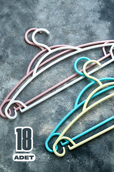 Beray 18 komada galaksijalnih vešalica za odeću - mešovite boje