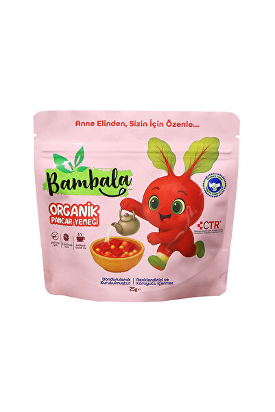 Bambala 10 Dakika - Organik Pancar Yemeği 25g -Dondurularak kurutulmuş