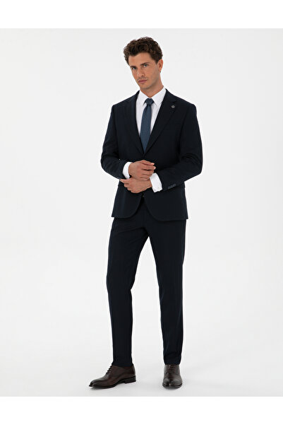 Pierre Cardin Navy Blue Ex. Slim Fit Suit 50305683-Vr033