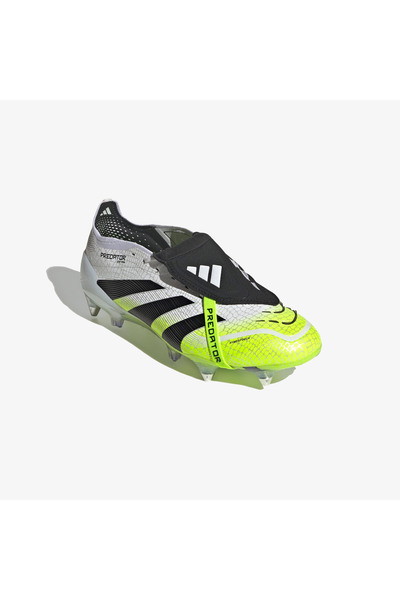 adidas Predator Elite Fold over Tongue Soft Ground Men's White Turf Soccer Shoes