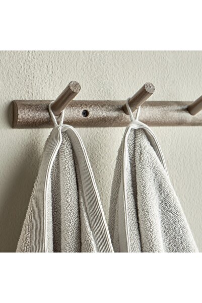 Generic Eco Soft 4-Piece 650 GSM Organic Turkish Cotton Fingertip Towel Set - 30x30 cm