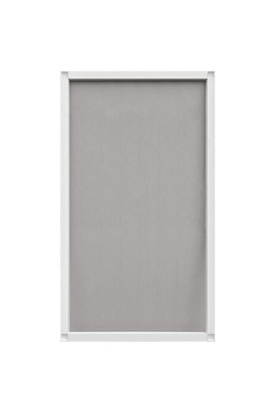 SOLIDON Insect Screen / Mosquito Net, Classic, Hinged, Aluminum, Assembled 70x119 cm, White