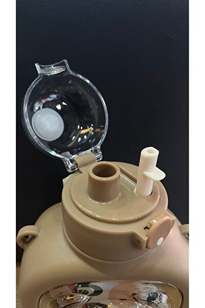 BLACK زجاجة ماء بتصميم دب لطيف