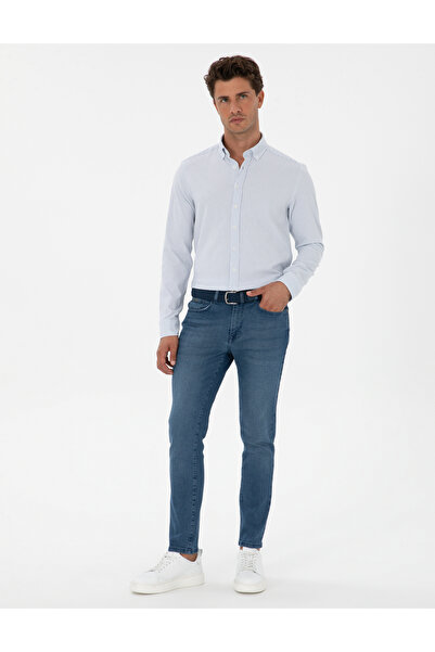 Pierre Cardin Mavi Slim Fit Jean Pantolon 50315272-VR036