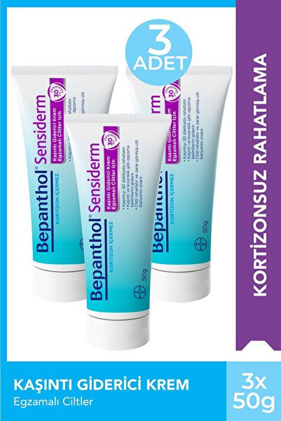 Bepanthol Sensiderm Krem 50 gr 3 Adet