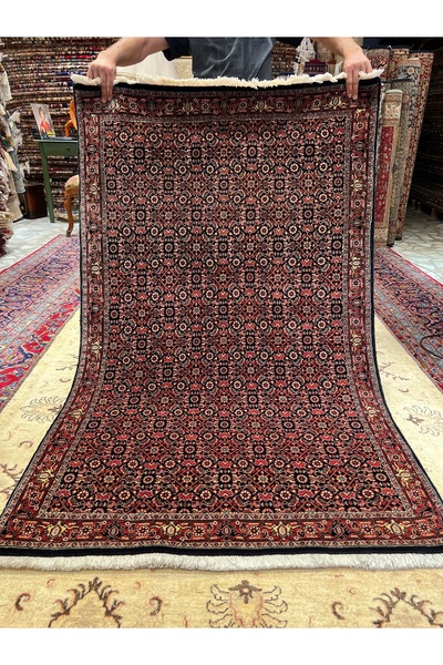 RD RAMAZAN DAĞ EL HALI SANATI El Dokuma İran Bijar Halısı Ebat 185x113