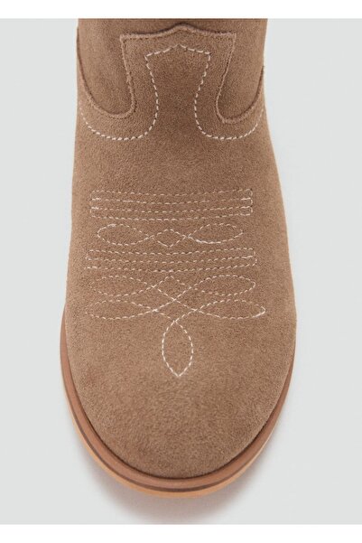 MANGO Kids Süet deri çizme