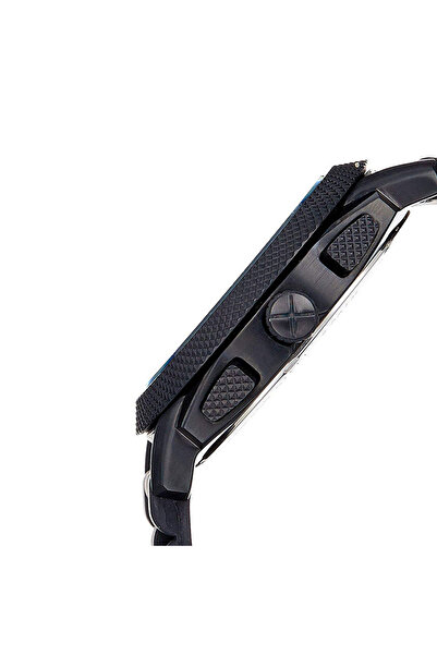 Fossil Men's Silicone Analog Watch FS4487 - 45 mm - Black