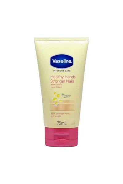 Vaseline Intensive Care Healthy Hands Stronger Nails with Keratin Hand Cream 75 ml
