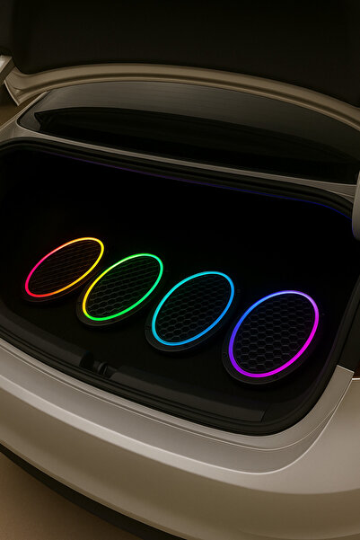 LED LEVEL Pixel Ledli 20cm Sese Duyarlı 358 Modlu Midrange Kapağı 1 Takım 2 Adet