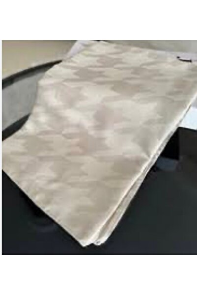 Ebrar Çeyiz Houndstooth Pattern Beige Stylish Shawl