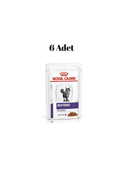 Royal Canin Veterinary Neutered Balance Kısır Kedi Yaş Maması 6 Adet