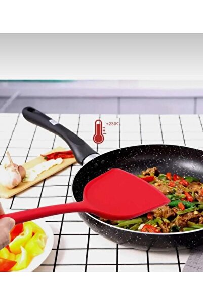 Single (2 Pcs) Hard Tip Extra Wide Mouth Silicone Spatula