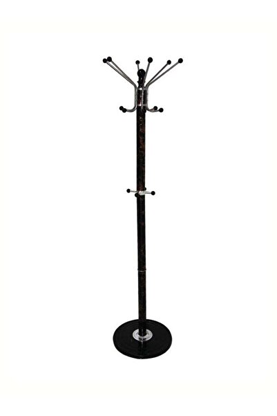 Generic YupFun Standing Coat Rack Hanger With 9 Hooks Brown 165x15centimeter