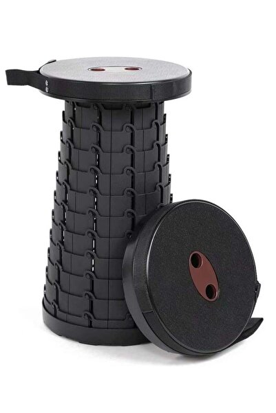 Generic كراسي قابلة للطي والسحب بالجاذبية، كرسي بلاستيكي محمول، مقعد سفر، كرس...