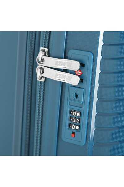 RIMON 3-Piece Expandable PP Luggage Set – Scratch Resistant Suitcases with TSA Lock & Spinner Wheels