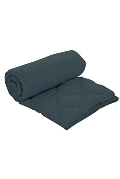 PATONE Winter quilt, 160x210cm, 100% natural wool, polycotton damask, quilted, anthracite