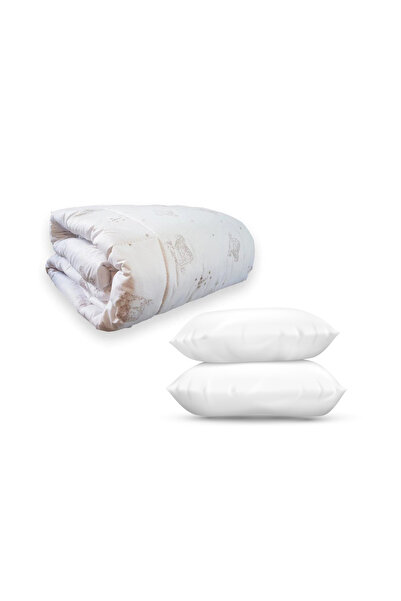 PATONE Quilted winter wool duvet set 200x220 and 2 quilted pillows 50x70, 2 people