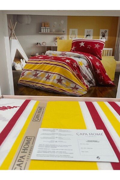 Çapa Home Poplin Tek Kişilik Galatasaray Nevresim Takımı