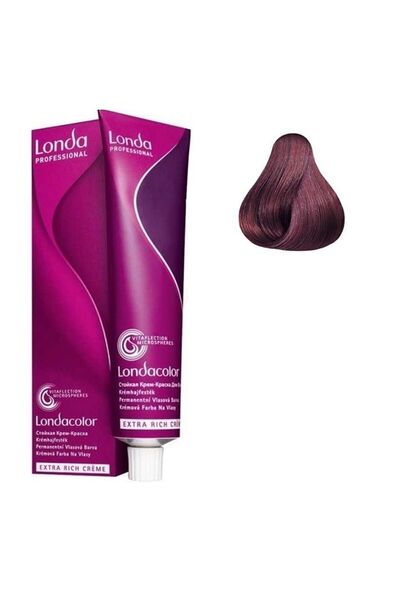 Londa Vopsea de Par 5/46 Permanenta - Londacolor Castaniu Cupru Violet Deschis