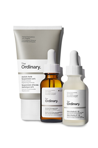 The Ordinary The Uneven Skin Tone Set - Daha eşit bir cilt tonu ve ışıltılı b...