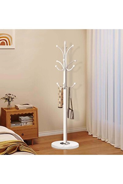 Generic شماعة معاطف معدنية قائمة بذاتها من AUTOYSUR، حامل شماعات معاطف بقاعدة...