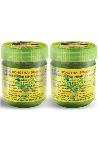 Hong Thai Compound Thai Herb Inhalant 10g Pack of 2