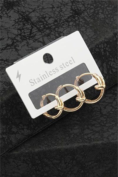 YUNİCCİ & CO أقراط من الفولاذ على شكل بوجيتير