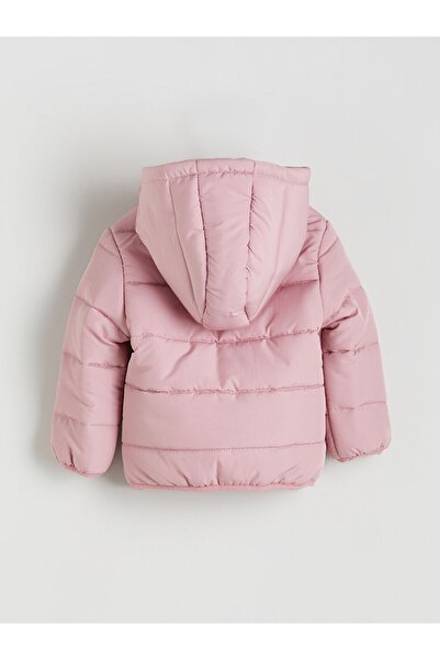 LC Waikiki LCW ECO YENİ SEZON Kapüşonlu Uzun Kollu Kız Çocuk Mont