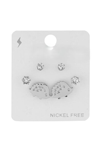 YUNİCCİ & CO أقراط من الفولاذ على شكل بوجيتير