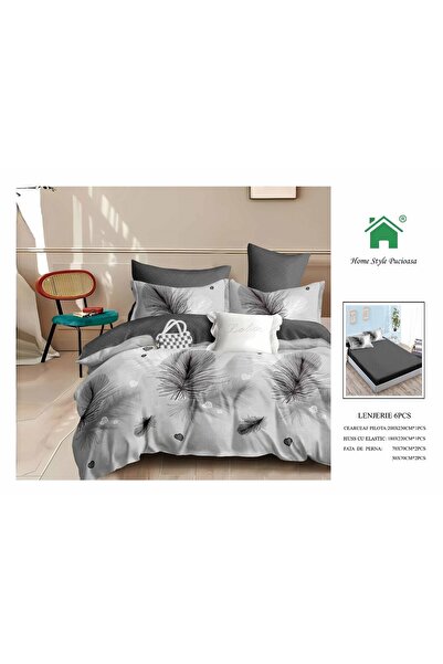 FIONNA.RO Fine Bed Linen With Elastic - Lolita Feathers And Hearts