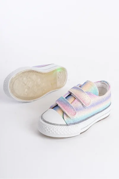 Pabrik Colorful Velcro Girls' Shoes