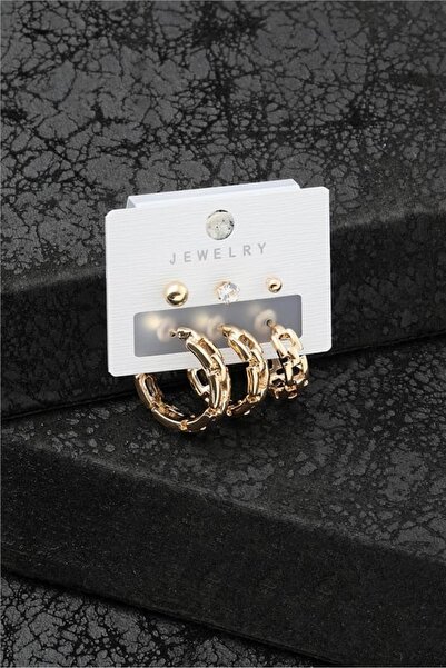 YUNİCCİ & CO أقراط من الفولاذ على شكل بوجيتير