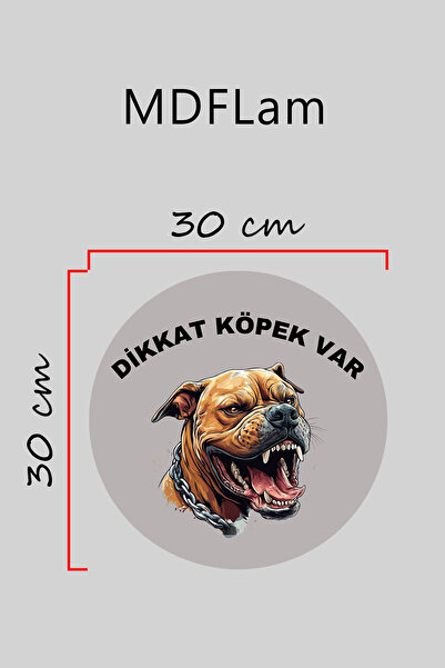 Dormot Digital Print Gray Standard, Thick Dog Theme, Door Ornament, Wall Ornament