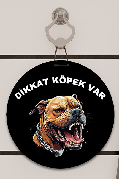 Dormot Digitalna štampa Crna, Standardna, Oprezno, Tema psa, Dekoracija za vr...