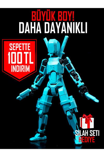 Robot Dummy Yeni Version Robot Dummy Titan 13 Tüm Eklemleri Hareketli Aksiyon...