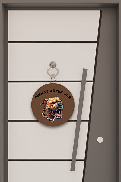 Dormot Digital Print Brown, Standard, Thick Dog-Themed Door Ornament, Wall Ornament