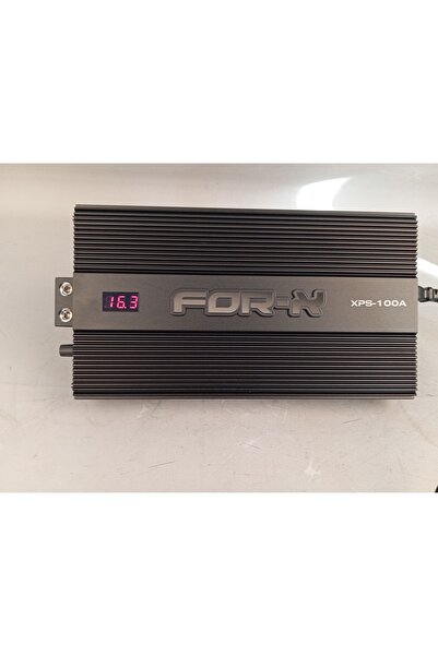For-X XPS-100A-100 AMPER-10-16V-AYARLANABİLİR GÜÇ KAYNAĞI VE AKÜ ŞARZ CİHAZI-EVDE ANFİ ÇALIŞTIRMA