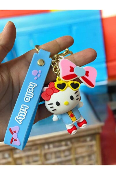 EyER Shoping Breloc Sanrio Hello Kitty de calitate VIP, roșu