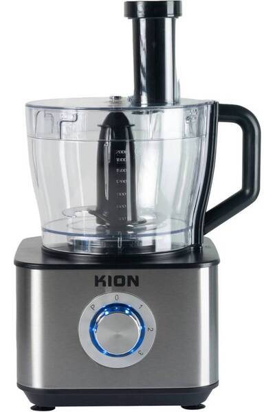 Kion Food Processor, Silver, 3.2 Liter, 1000W Motor, Built-In Safety Lock