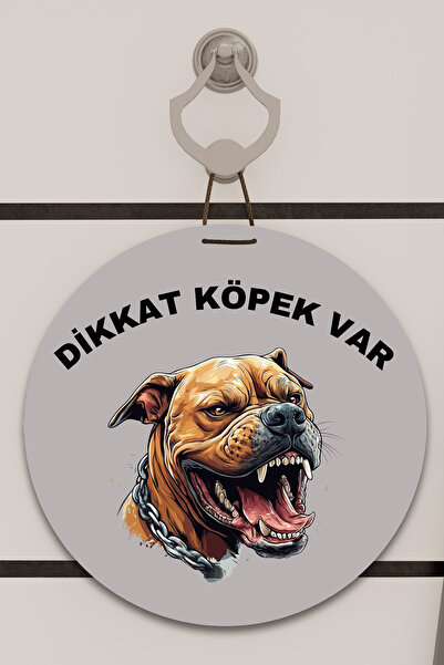 Dormot Digitalna štampa Sivi standard, Oprezno, tema psa, Dekoracija vrata, D...