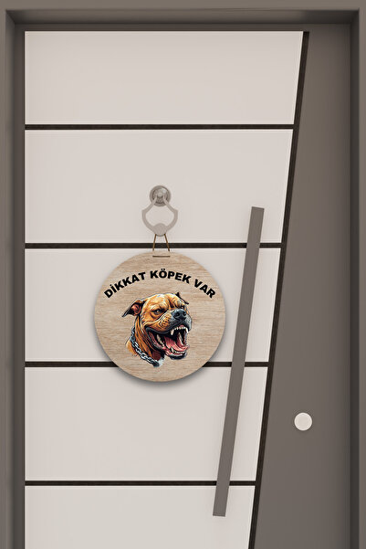 Dormot Digital Print Open Wooden, Standard, Thick Dog-Themed Door Ornament, Wall Ornament